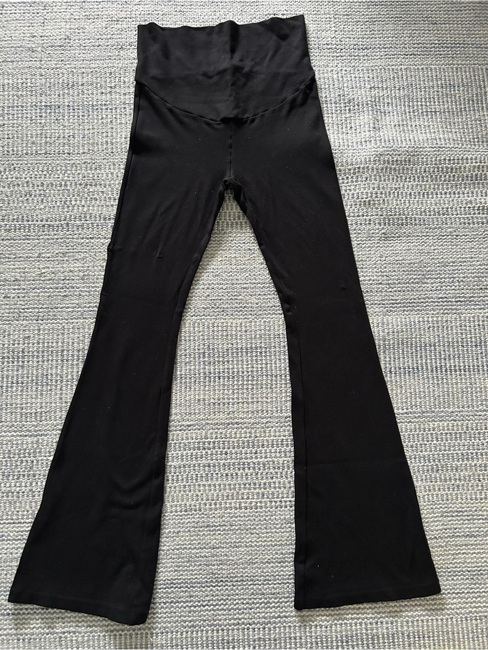 H&M Black Boot Cut Maternity/High-Waist Flare Pants